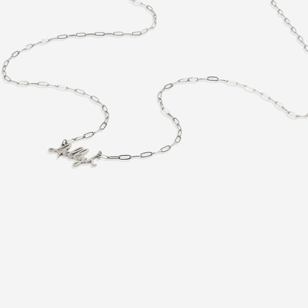 Fairy Name Necklace with Box Chain