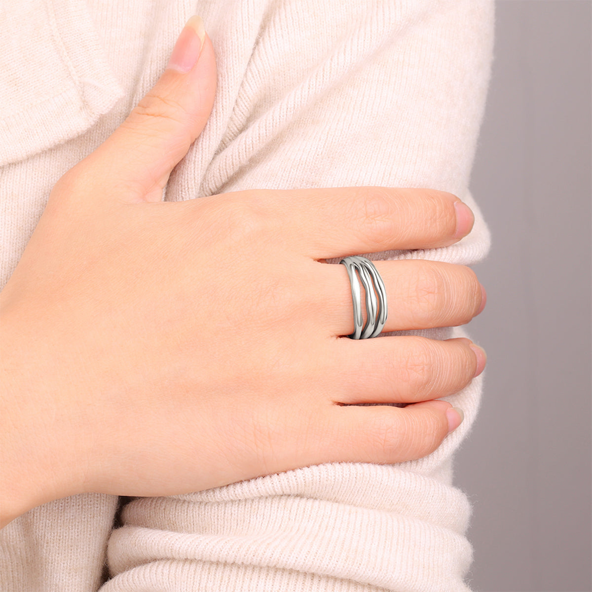 Gold Triple Ring