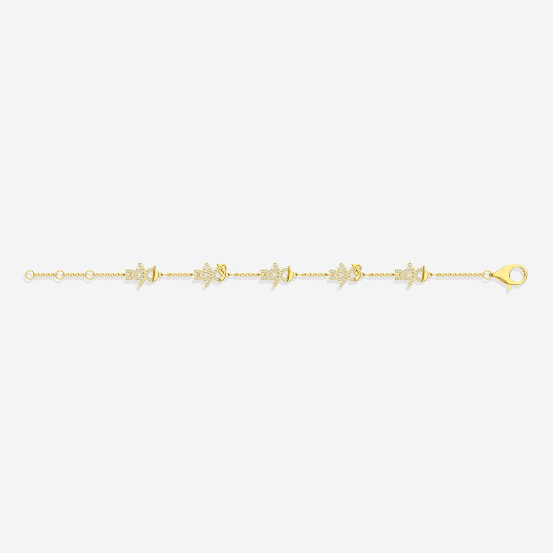 Personalized Mom Bracelet With Birthstone Kids